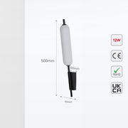 Aplique de pared moderno LED Typha con diseño de juncos, ideal para salones y decoraciones contemporáneas.