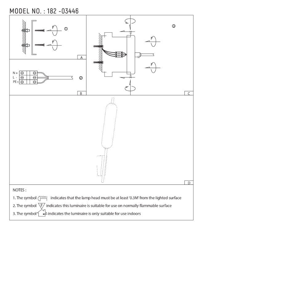 Aplique de pared LED moderno en forma de juncos, ideal para decorar espacios contemporáneos y brindar luz cálida de 3000K.