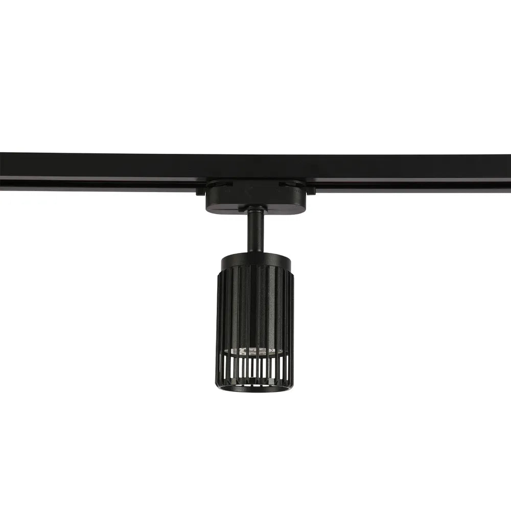 GU10 Foco de Carril TEKLED Aria Cage-Bar GU10 Foco de Carril-Negro-174-03202