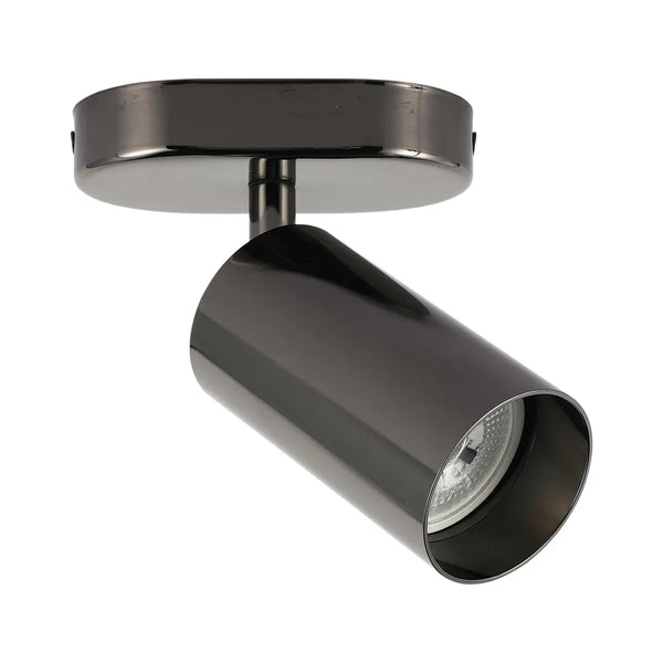 Focos TEKLED Astra Gris Perla Cilindro GU10 Foco-1 Lámpara-172-030391