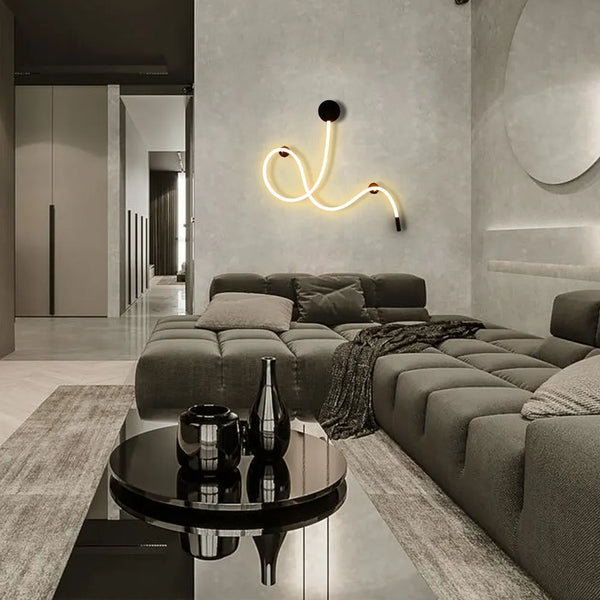 LED Wall Light TEKLED Black and Bronze LED Wall Light 39344 3000K(TEKLED)-151-20084--151-20084