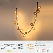 Details of the Black Chandelier 68126-B Colorful Glass 19xG9(TEKLED)-159-18290-159-18290