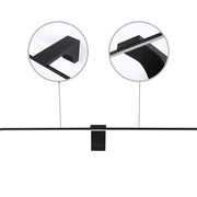 Aplique de Pared Lineal LED Negro IP20