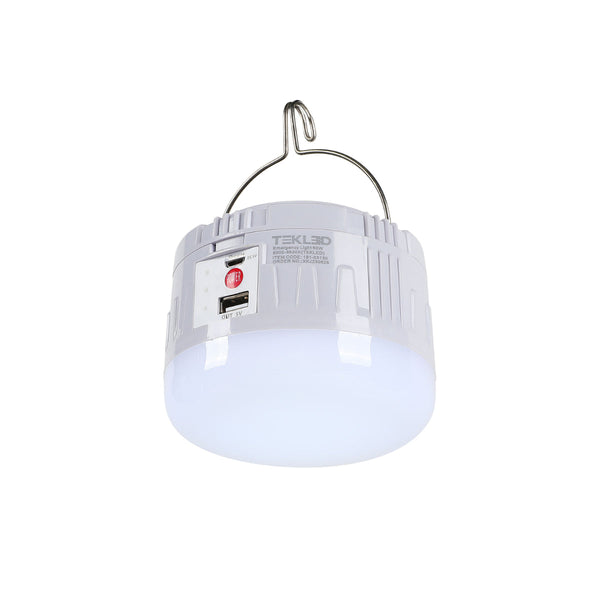 Lámpara de emergencia recargable solar, ideal para exteriores, camping o áreas sin electricidad, perfecto para decoración rústica.
