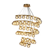 Chandelier TEKLED Bronze Chandelier 67003-69 Smoke Glass 31xG9(TEKLED)-159-18278--159-18278