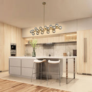 Chandelier TEKLED Bronze Chandelier 67016-21B Smoke Glass 21xG9(TEKLED)-159-18256--159-18256