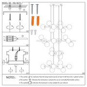 User manual for Bronze Chandelier 67030-32 Milky Glass 32xG9(TEKLED)-159-18272-159-18272