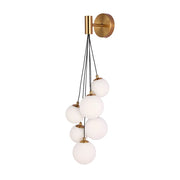 Wall Light TEKLED Bronze Wall Light 39307 Milky Glass 6xG9(TEKLED)-151-20054--151-20054