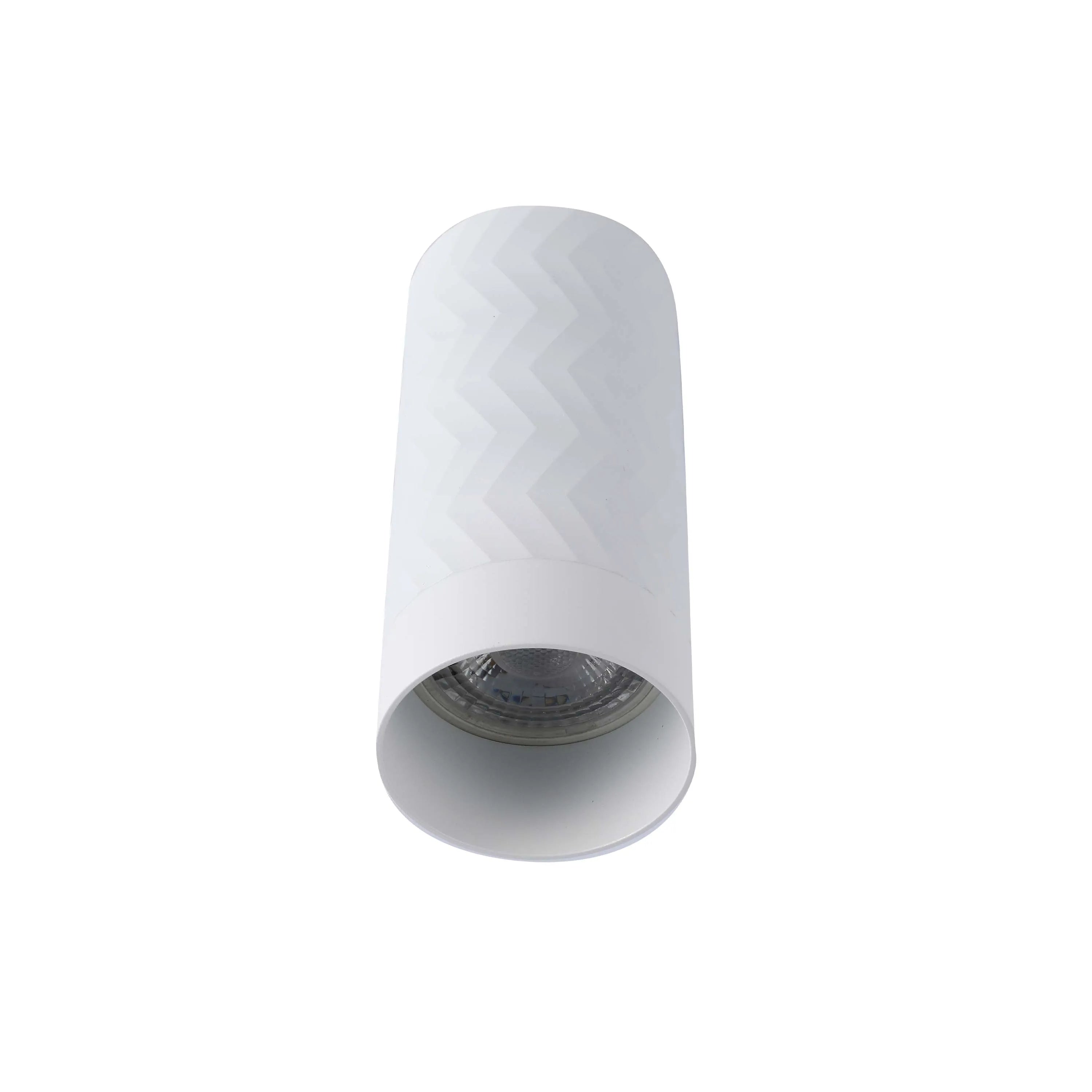 Downlight Chevron GU10 – Cilindro empotrado de 122 mm, regulable, máximo 50W