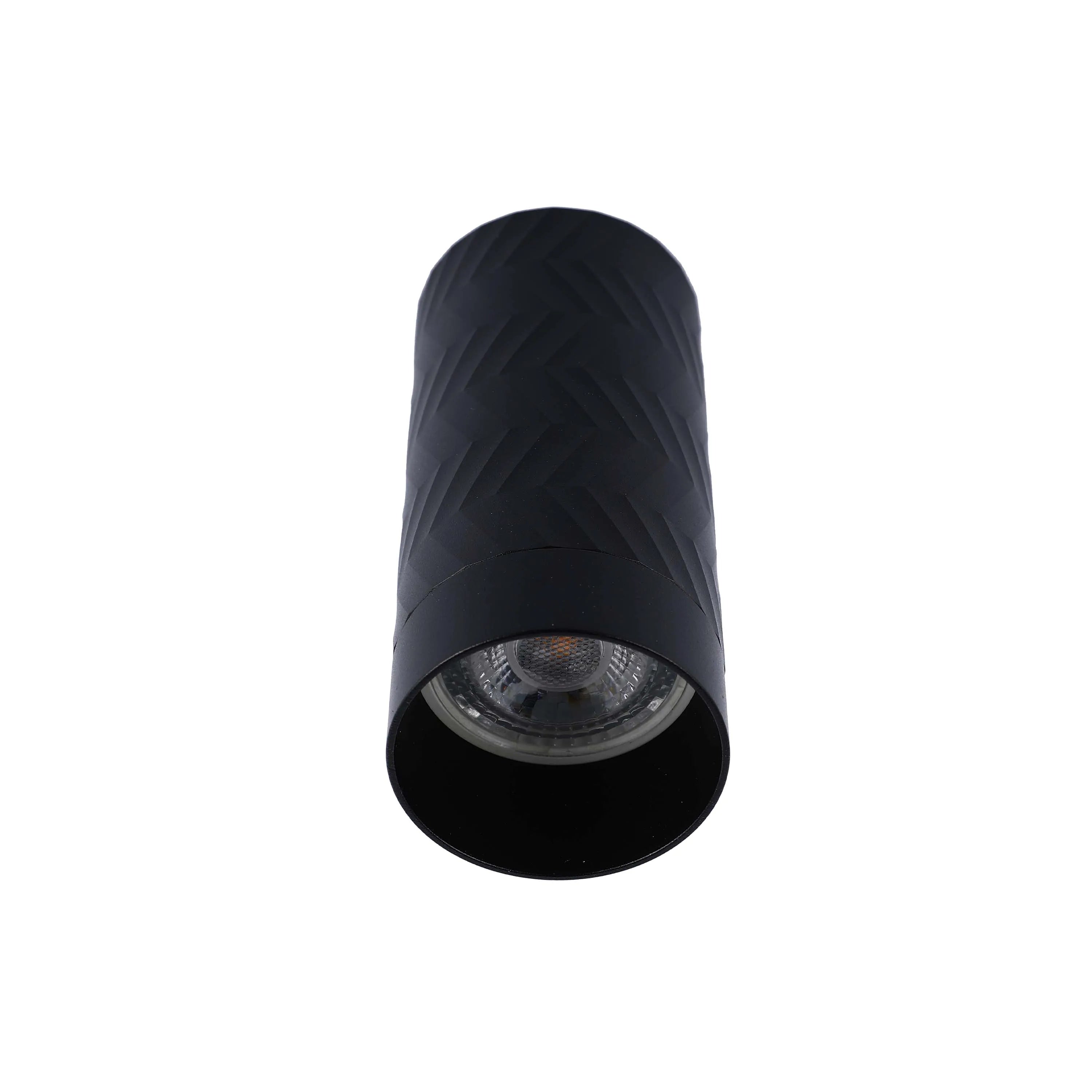 Downlight Chevron GU10 – Cilindro empotrado de 122 mm, regulable, máximo 50W