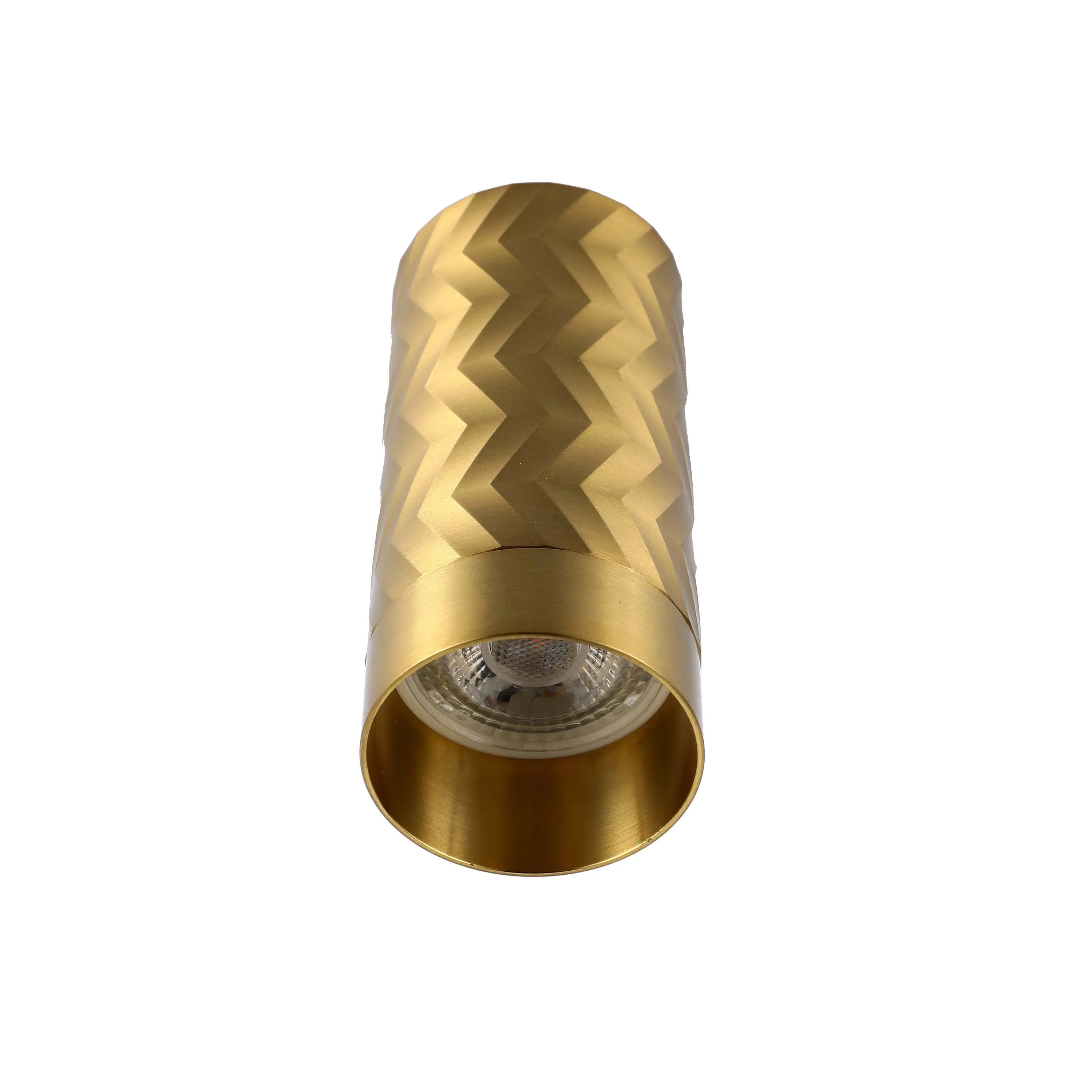 Downlight Chevron GU10 – Cilindro empotrado de 122 mm, regulable, máximo 50W