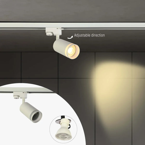 Detalles del Foco de Riel Circular Glow GU10-173-03004