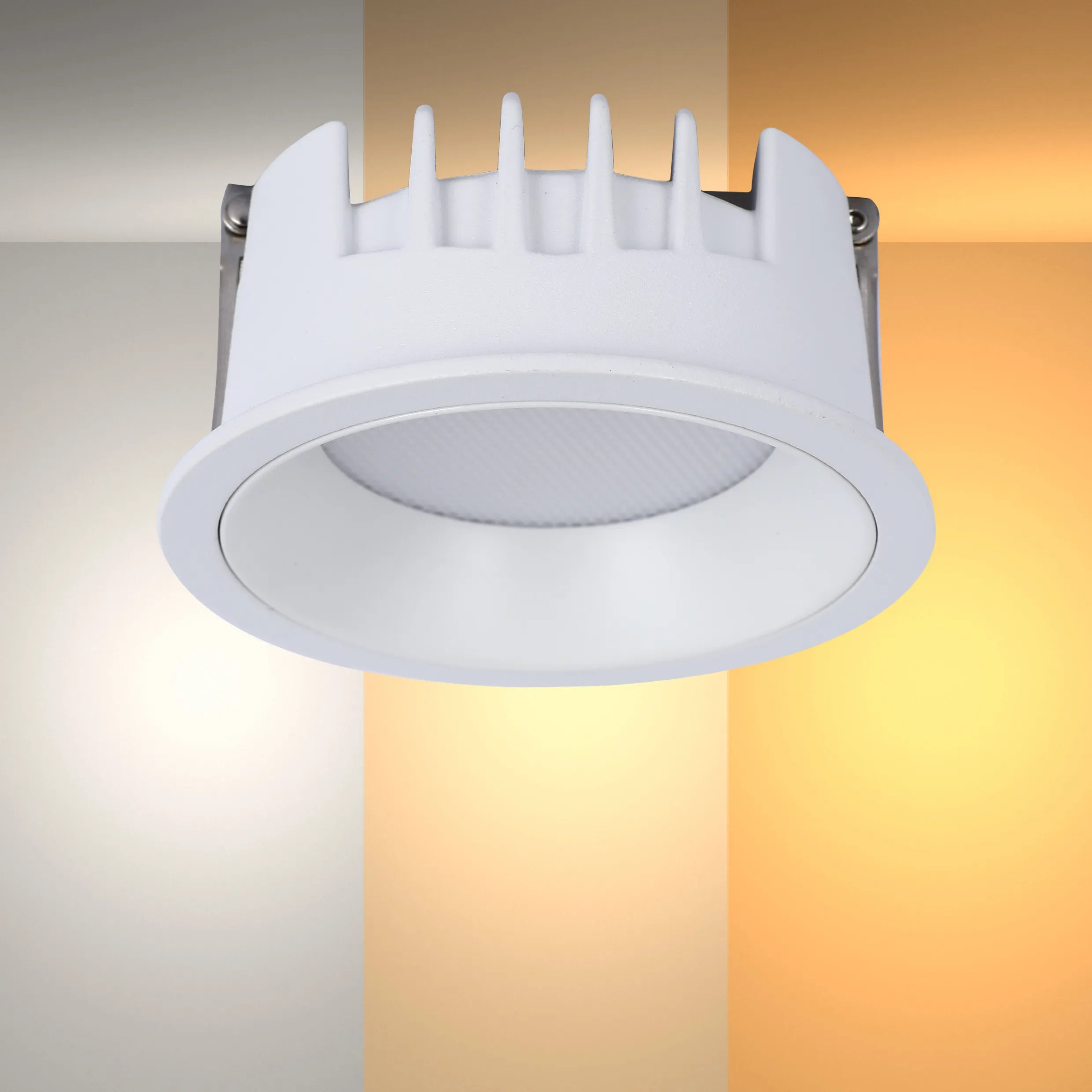Downlight LED Empotrado Circular - Negro y Blanco - Varios Tamaños