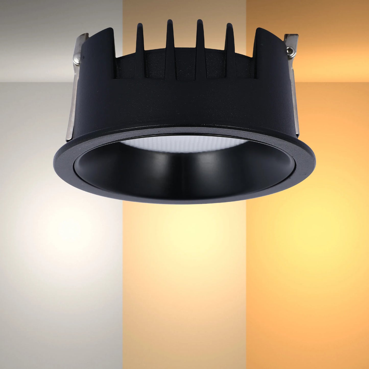 Downlight LED Empotrado Circular - Negro y Blanco - Varios Tamaños