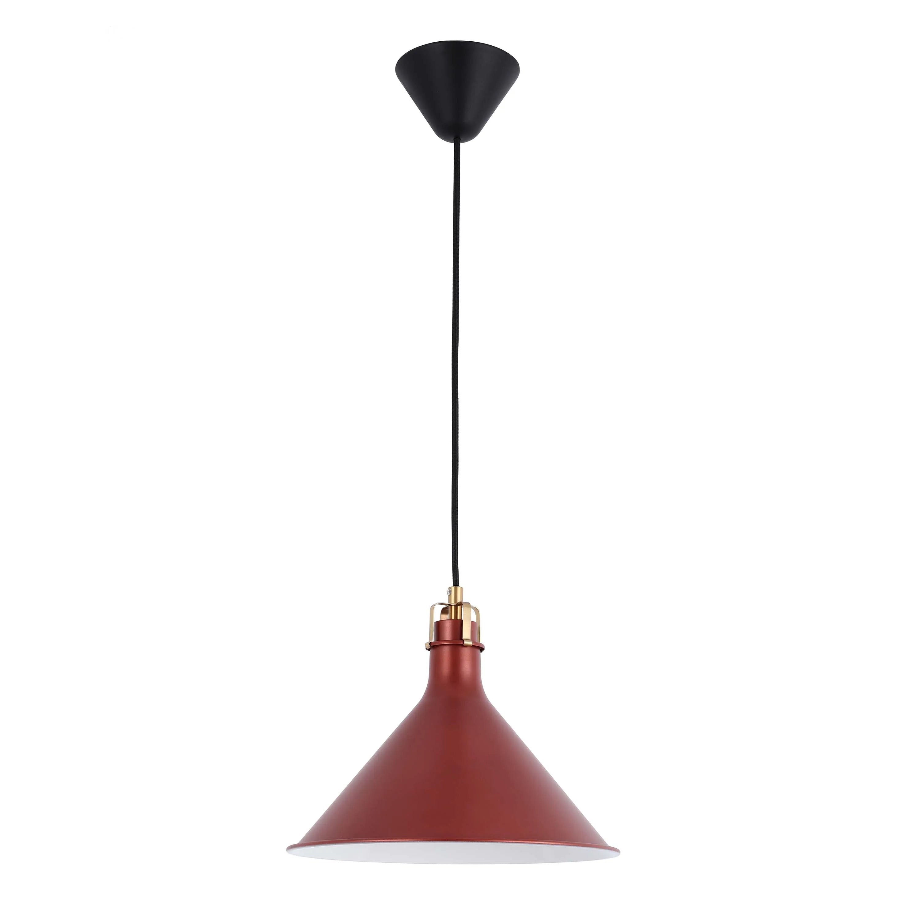 Lámpara colgante cónica - Casquillo E27, máximo 40W, regulable