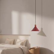 Lámpara colgante cónica - Casquillo E27, máximo 40W, regulable