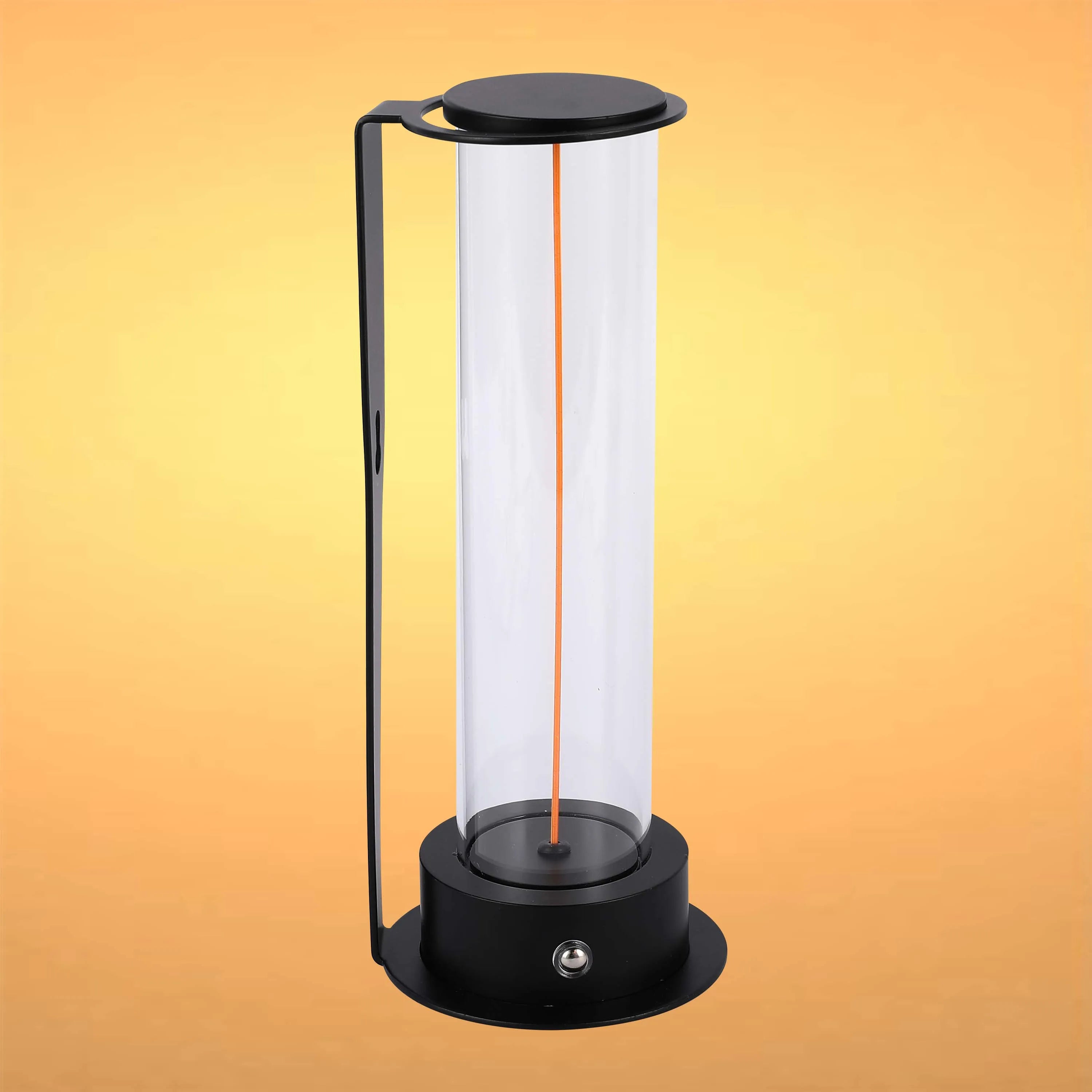 Lámpara de mesa LED inalámbrica con atenuación táctil - Blanco cálido 2600K, recargable, aluminio y vidrio