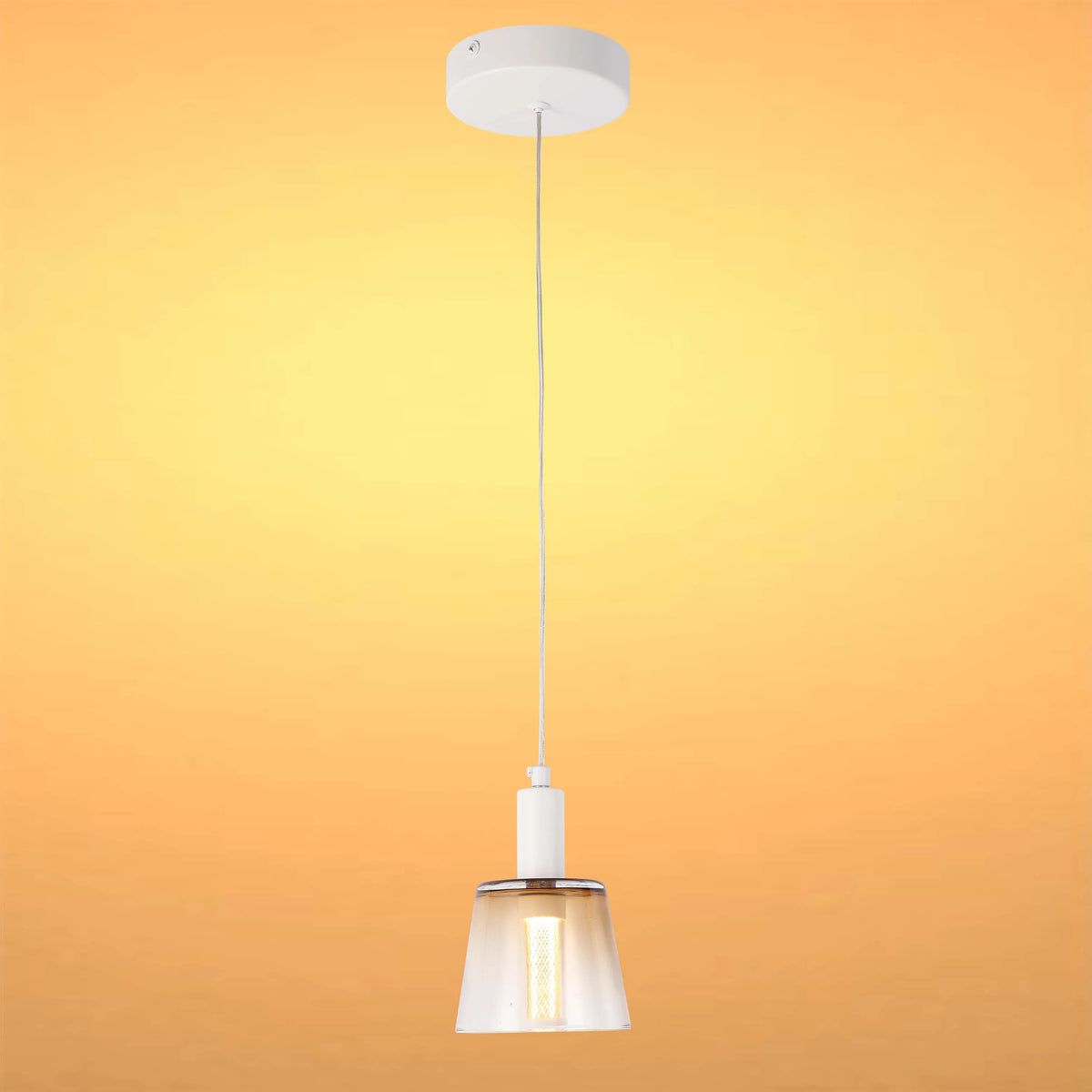 Lámpara LED Lampara Colgante J wattsD0344-1B Color Blanco 3 watts 3000K