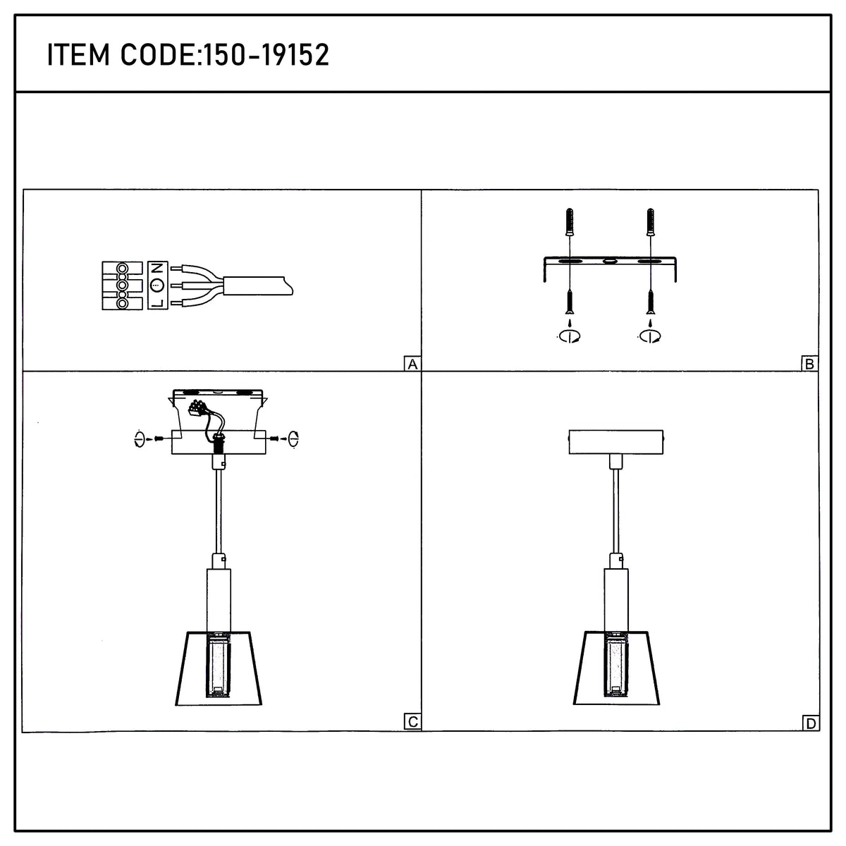 Lámpara LED Lampara Colgante J wattsD0344-1B Burgundy 3 watts 3000K