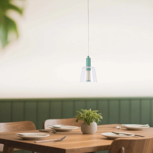 Lámpara LED Lampara Colgante J wattsD0344-1B Green 3 watts 3000K