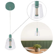 Lámpara LED Lampara Colgante J wattsD0344-1B Green 3 watts 3000K