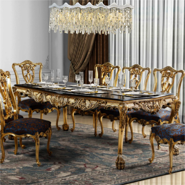 Interior application of Crown Crystal Chandelier Ceiling Light | TEKLED 159-18100