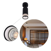 Colección de luces con diseño cilíndrico de malla