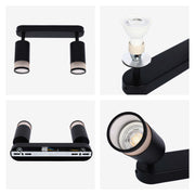 Colección de luces con diseño cilíndrico de malla
