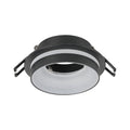 Luz empotrada de aluminio con acrílico dual y borde a juego, ideal para salas modernas y oficinas elegantes.