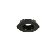 Main image of Round Polycarbonate Tilt Recessed Downlight GU10 Black  164-03029