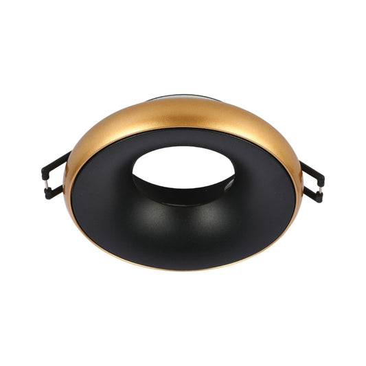 Imagen principal de un downlight de aluminio fundido con bisel de color, ideal para espacios modernos y minimalistas.