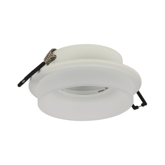 Imagen del foco empotrado de aluminio con difusor opalino, ideal para iluminar cocinas modernas con estilo contemporáneo.