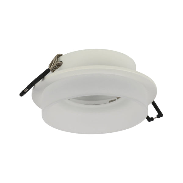 Imagen del foco empotrado de aluminio con difusor opalino, ideal para iluminar cocinas modernas con estilo contemporáneo.