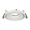 Imagen de un downlight empotrable con diseño de doble bisel, ideal para salones modernos con iluminación cativa.