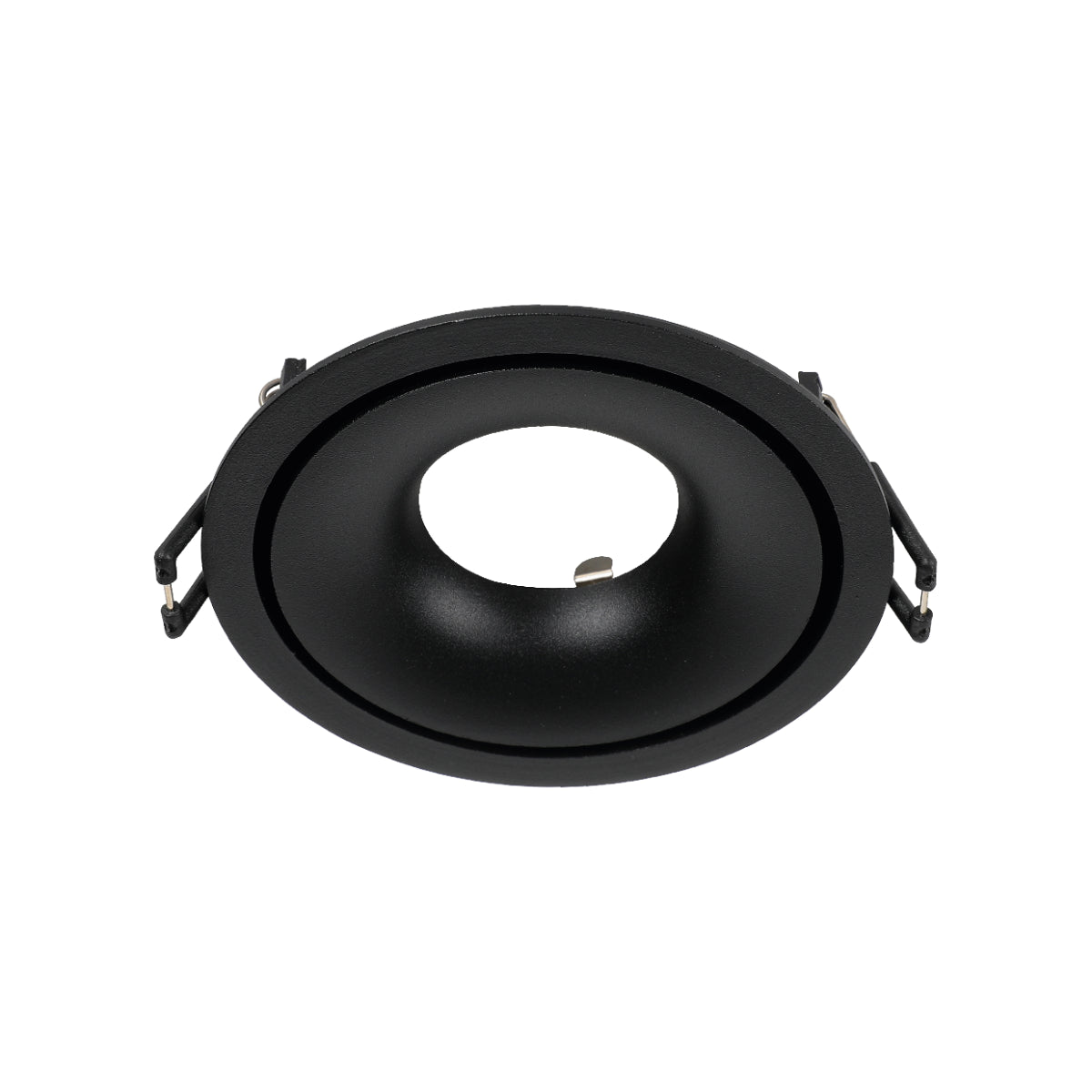 Imagen principal de un downlight empotrable GU10 con diseño de doble bisel, ideal para iluminación cónica en espacios modernos.