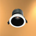 Luz empotrada LED COB ajustable de 10W, perfecta para oficinas modernas y espacios contemporáneos con iluminación versátil.