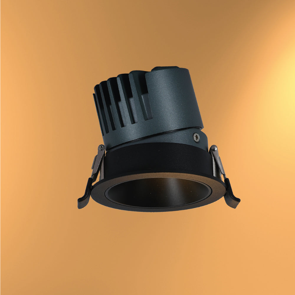 Luz empotrable LED COB ajustable de 10W, perfecta para salones modernos y espacios minimalistas. Ideal para resaltar decoraciones.