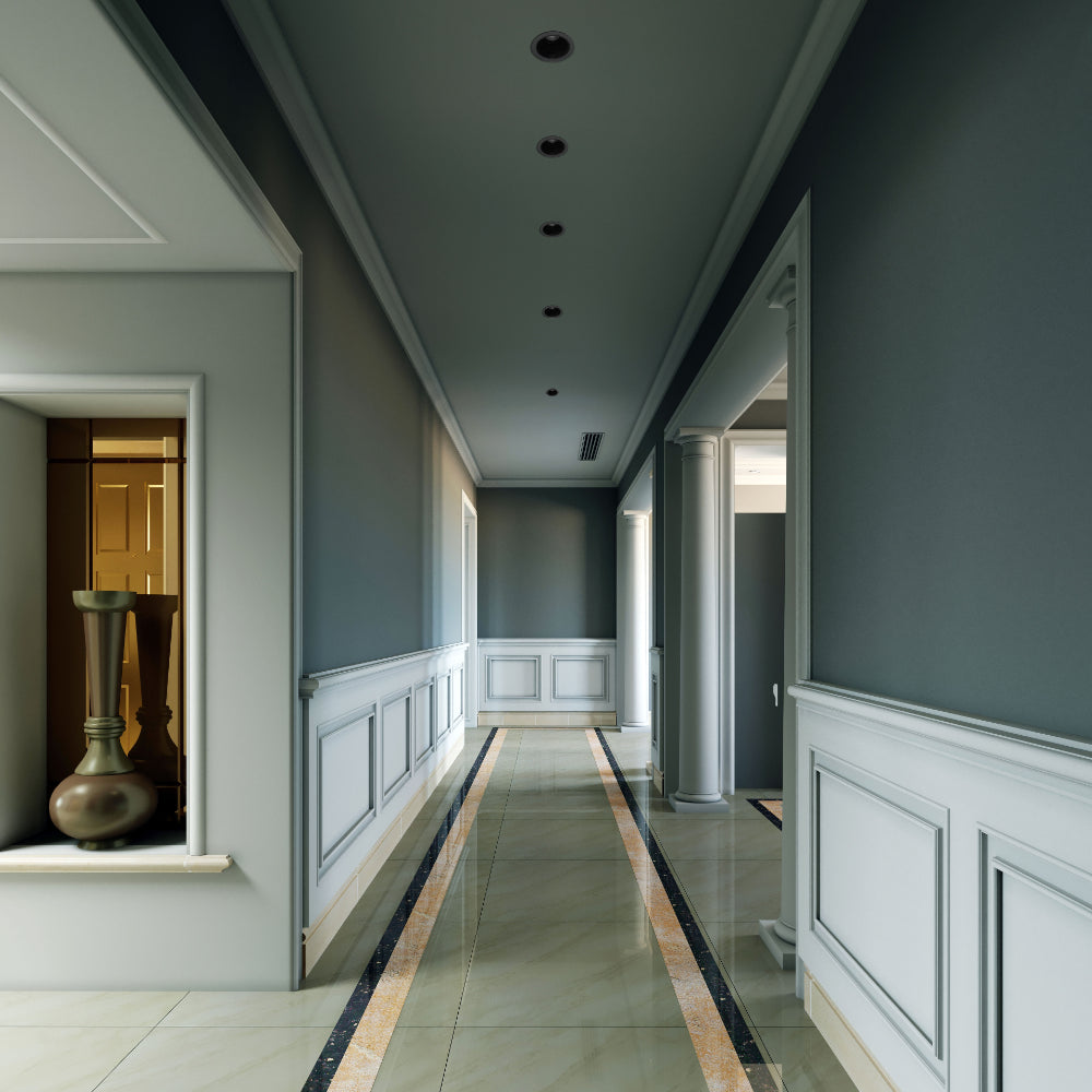 Imagen del downlight LED COB ajustable de 10W, ideal para techos modernos en salones y oficinas con decoración contemporánea.