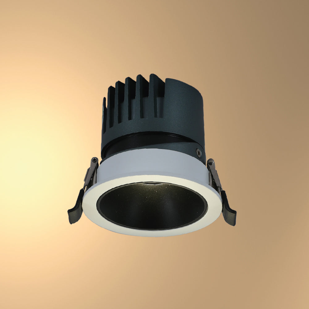 Imagen principal de un downlight LED COB ajustable de 10W, ideal para espacios contemporáneos como oficinas y pasillos.