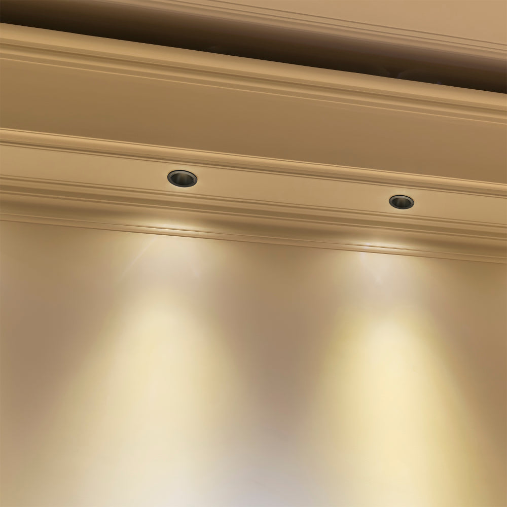 Imagen de un downlight LED COB ajustable de 10W, ideal para oficinas con decoración moderna y funcional.