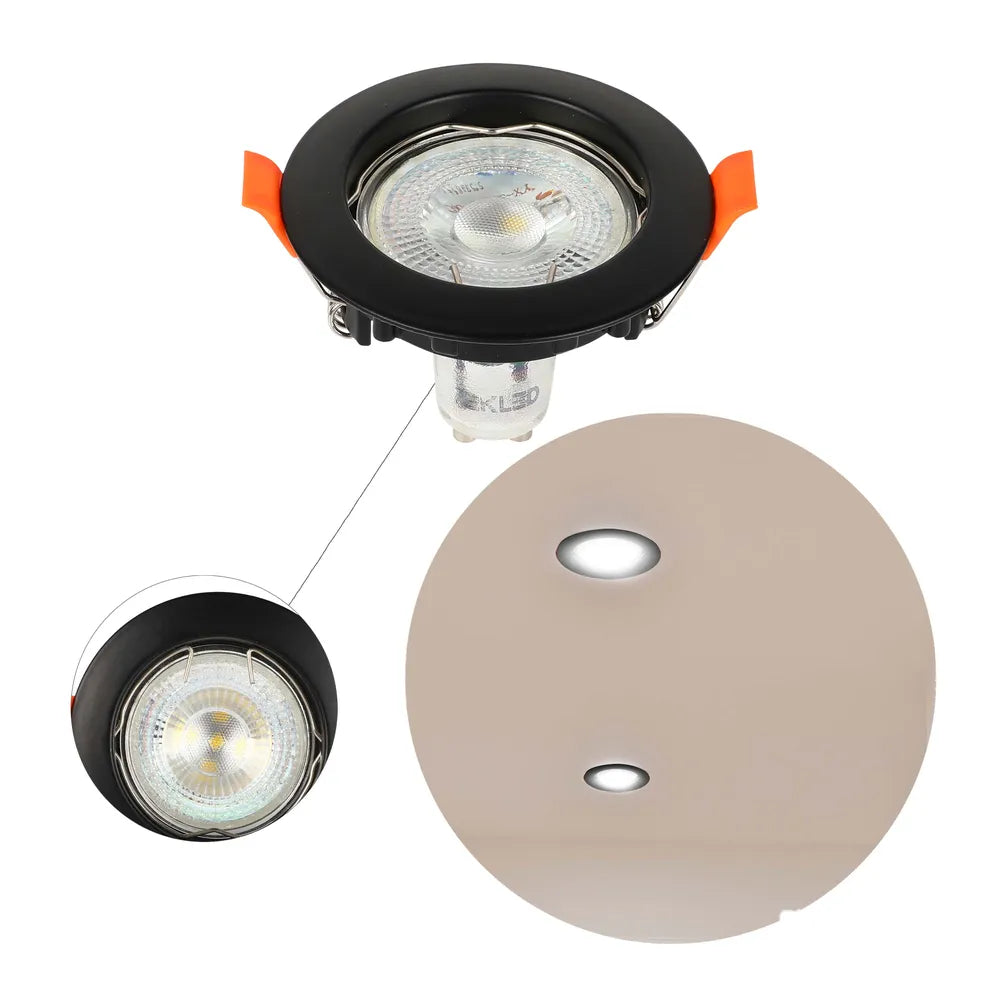Toma de cerca del Downlight Empotrado Fijo Eclipse GU10-143-03990