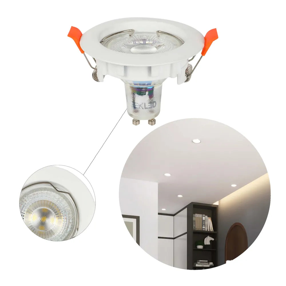 Plano cerrado del Downlight Empotrado Fijo Eclipse GU10-143-03991