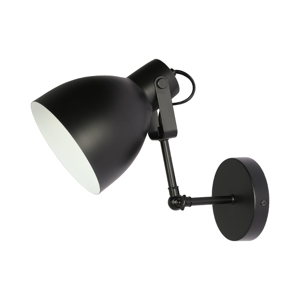 Luz de pared ajustable estilo nórdico, ideal para oficinas en decoración moderna, que aporta funcionalidad y diseño.
