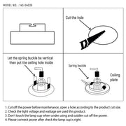 Imagen técnica de un downlight fijo de aluminio fundido con acabado en cobre, ideal para espacios modernos y elegantes.