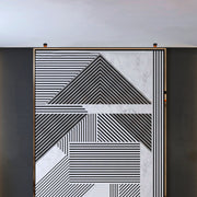 Foco empotrado de aluminio fundido con acentos de cobre, ideal para espacios modernos y contemporáneos como salas y oficinas.