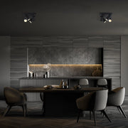 More interior usage of 4-way Spotlight Black Square Canopy with GU10 Fitting | TEKLED 172-03036