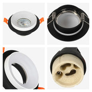 Detalles del Downlight Empotrado Fijo con Protector de Deslumbramiento GU10-143-03430