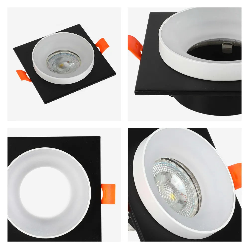 Detalles del Downlight Empotrado Fijo con Protector Anti-Deslumbrante GU10-143-03432
