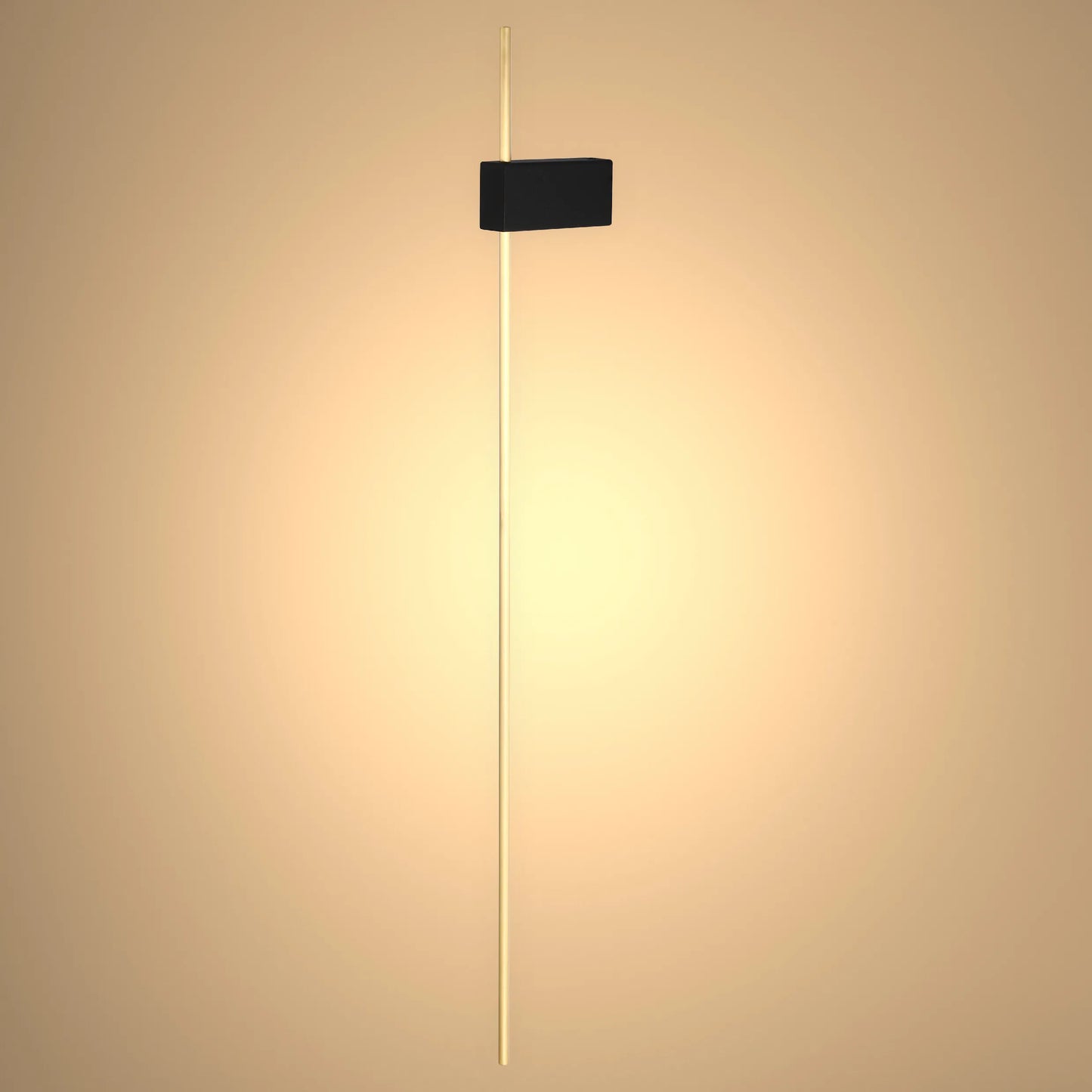 Aplique de Pared LED Aurora Slimline – Minimalista Moderno en Negro y Dorado