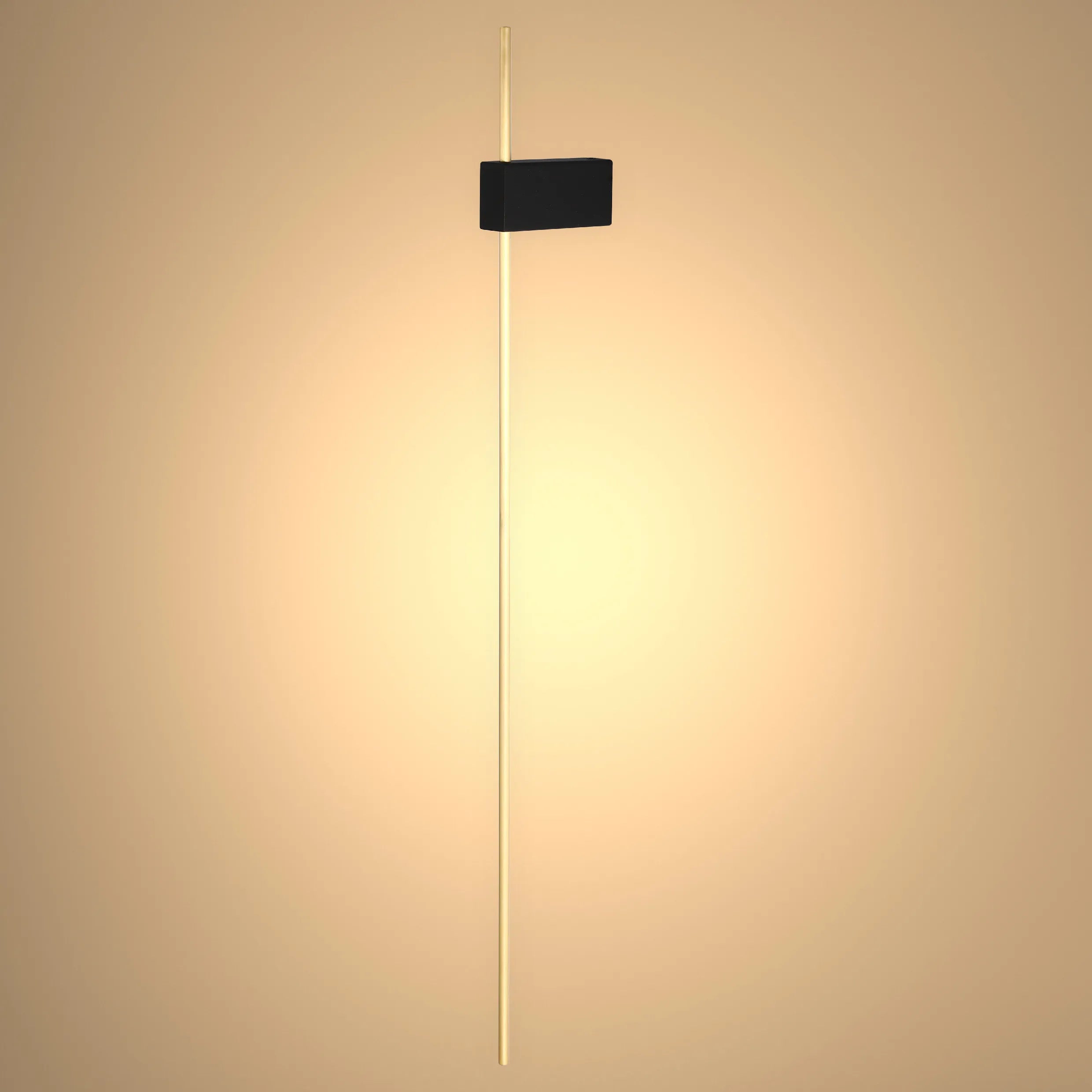 Aplique de Pared LED Aurora Slimline – Minimalista Moderno en Negro y Dorado